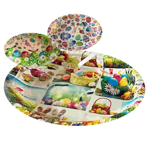 Δίσκος Οβάλ Βαθύς Πασχαλινός 39x29cm Bunny's 932143