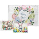 Σουπλά Πασχαλινό Υφασμάτινο 3 Σχέδια 42x27cm Bunny's 932209