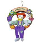 Στεφάνι με Αχυρένιο Λαγός φ25 ø25cm (κούκλα 40cm) Bunny's 932211 - Image 2
