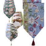 Runner Διακόσμησης Τραπεζιού Πασχαλινό 180x34cm Bunny's 932269