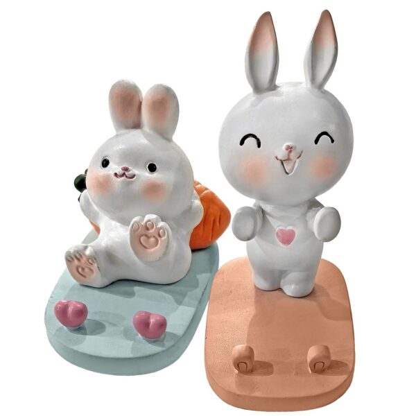 Λαγουδάκι Διακοσμητικό Polyresin ~8cm Bunny's 932325