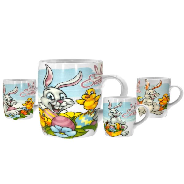 Κούπα Πασχαλινή Κεραμική 9,5x8,5cm 330ml Bunny's 93497