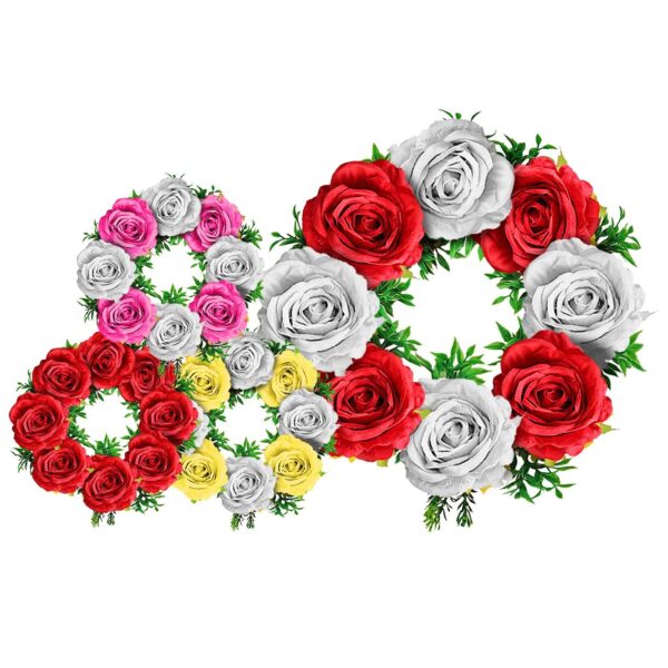 Στεφάνι Τριαντάφυλλα ø40cm Bunny's 93799