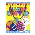Τσάντα Δώρου Χάρτινη Πασχαλινή (14cm) 14x11x6cm Bunny's 931005 - Image 2