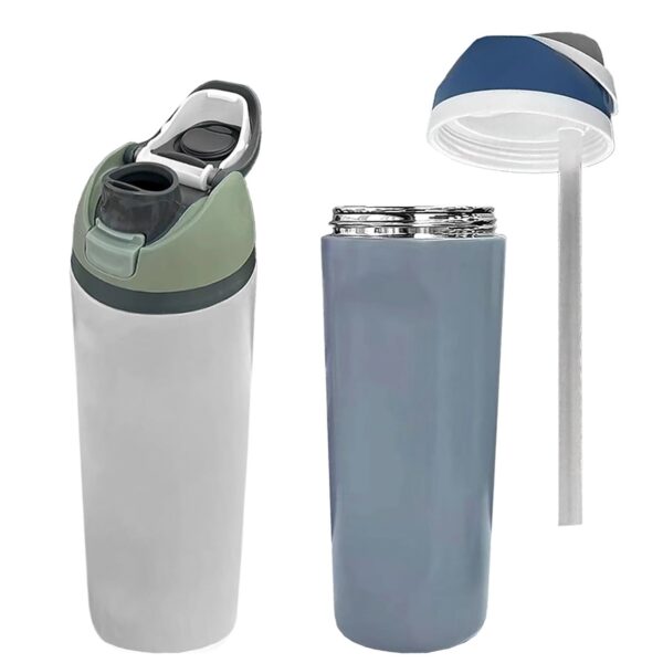 Παγούρι Inox Γίγας με Καλαμάκι 29x7cm 946ml Homie 1002158