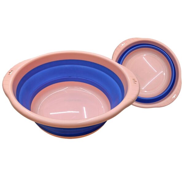 Λεκάνη Στρογγυλή Πτυσσόμενη 43x39x16cm Homie 1011184