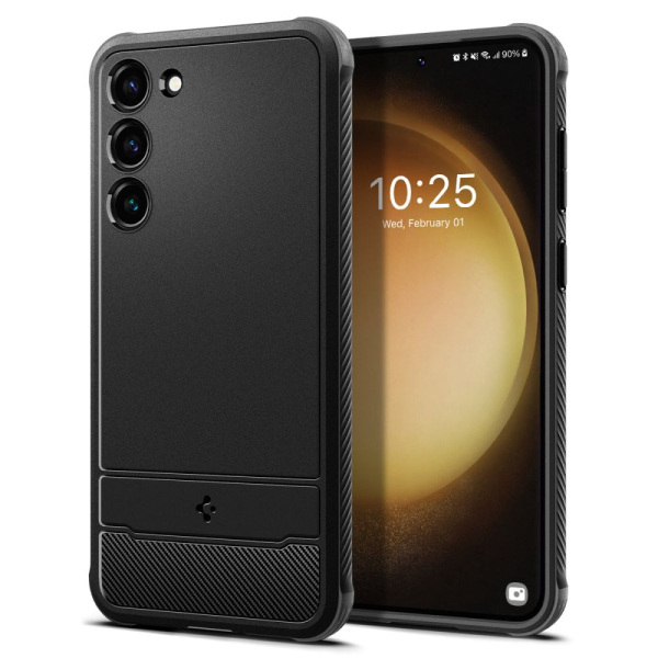 SPIGEN RUGGED ARMOR SAMSUNG S23 black backcover