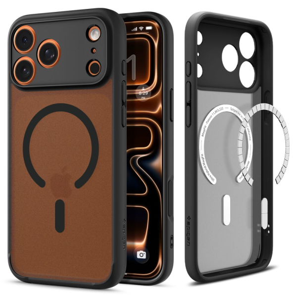 SPIGEN ULTRA HYBRID MAG IPHONE 17 PRO frost black backcover